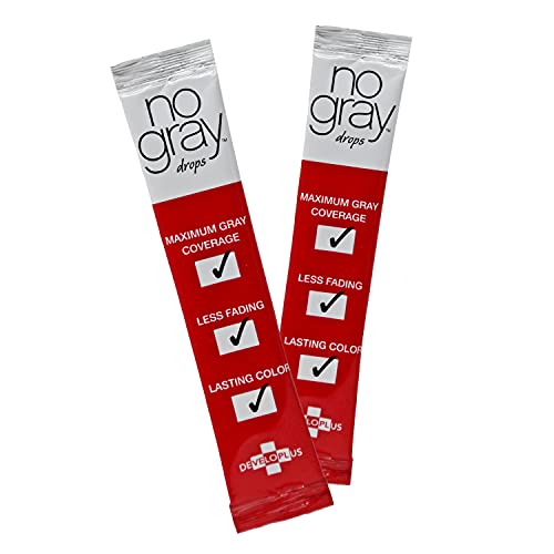 No Gray Color Drops, 2 Pack, Cover Gray Hair, Prevent Premature Color Fade, and Extend Time Between Root Touch Ups, Compatible with Permanent and Semi Beauty & Personal Care No Gray