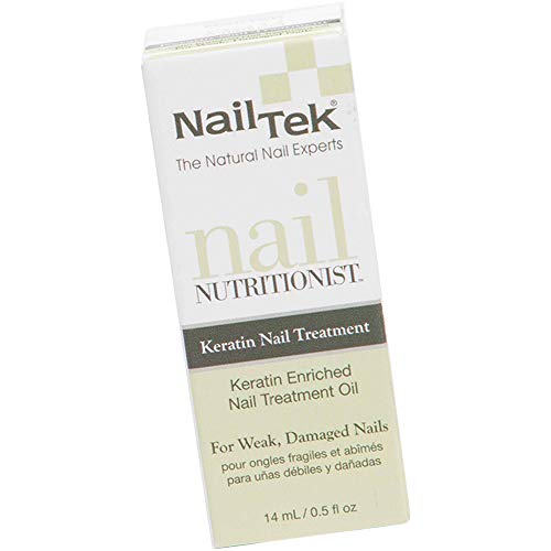 Nail Tek Nail Nutritionist, Keratin Enriched Nail Treatment Oil for Weak and Damaged Nails, 0.5 oz, 1-Pack Beauty & Personal Care Nail Tek