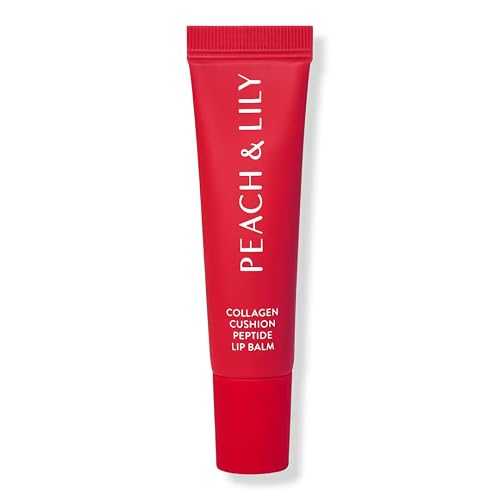 Peach & Lily Collagen Cushion Peptide Cherry Crush Lip Balm Beauty & Personal Care Peach & Lily