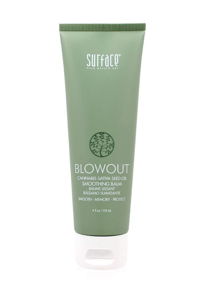 SURFACE Hair Blowout Smoothing Balm- Organic Ingredients for Women and Men, Heat-Resistant with Babassu Oil for Longer Lasting Blowouts - 4 fl oz Beauty & Personal Care SURFACE
