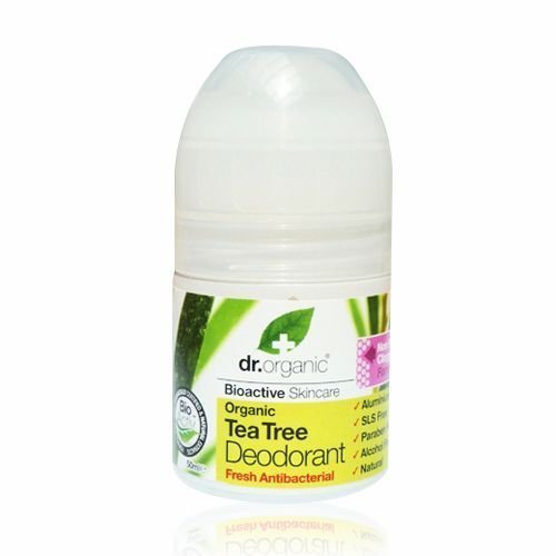 2 X 50ml Dr Organic Organic Tea Tree Roll on Deodorant/Bioactive Skincare Gift Fro You Beauty and Personal Care Dr. Organic