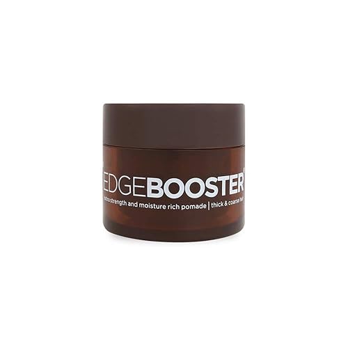 Style Factor Edge Booster Extra Strength and Moisture Rich Pomade 0.85oz Mini Travel Size (0.85oz, Pack of 1, Amber) Beauty & Personal Care Style Factor