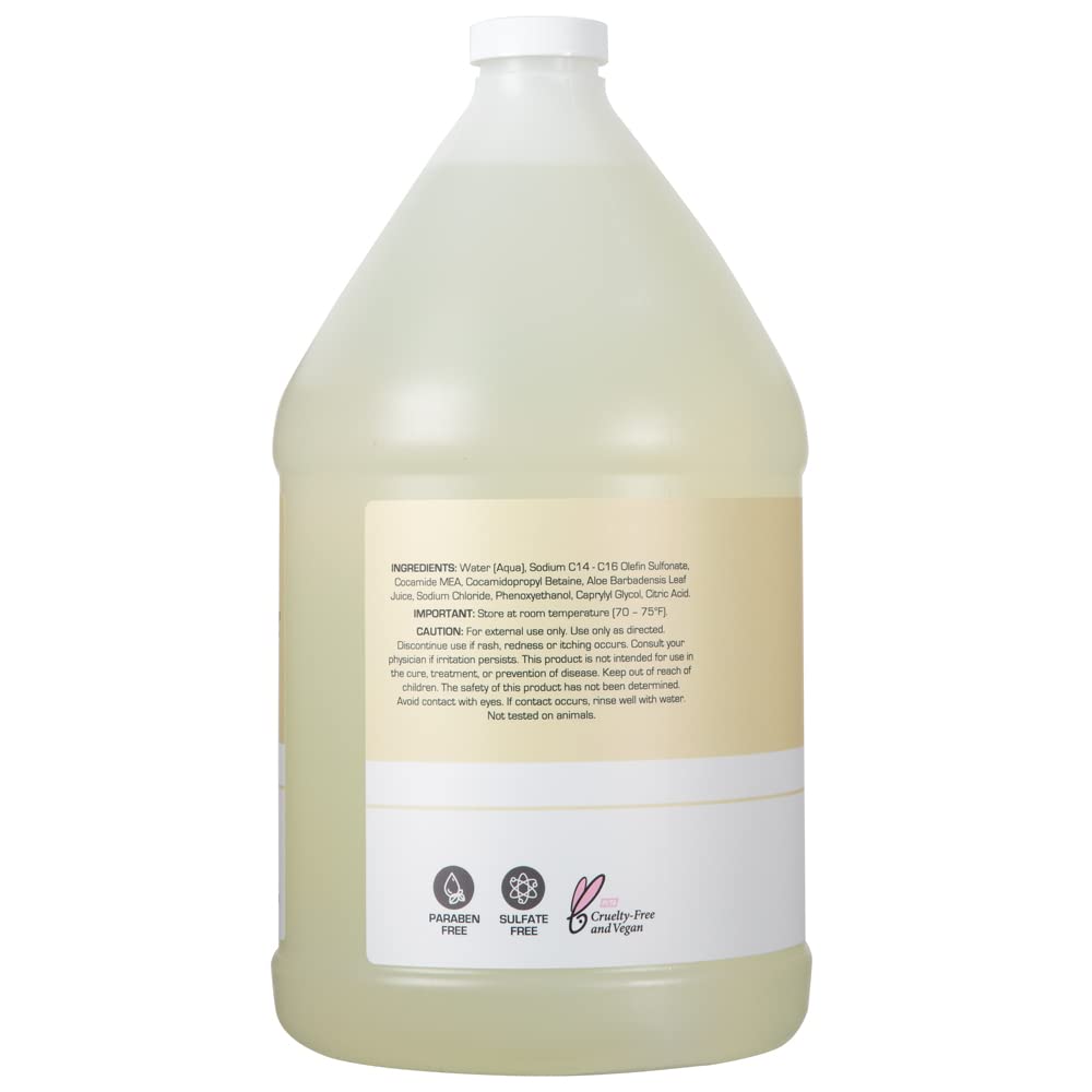Ginger Lily Farms Club & Fitness Conditioning Liquid Hand Soap Refill, 100% Vegan & Cruelty-Free, Fragrance Free, 1 Gallon (128 fl oz) Beauty & Personal Care Ginger Lily Farms