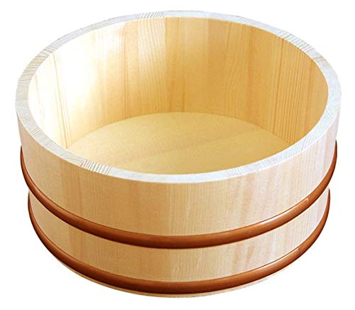 Yamako Natural Wood Made Japanese Bath Bucket 12462 Beauty and Personal Care Yamako