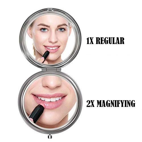 DIDADIC Travel Makeup Mirror for Wife, Wife Birthday Gift Ideas, Wife Gifts for Wedding Anniversary Valentines Day Mothers Day, Romantic Gift for Her Beauty & Personal Care DIDADIC