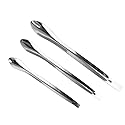 HEALLILY Stainless Steel Makeup Spatula for Face Creams and Lotions - Mini Ergonomic Cosmetic Applicator Tool for Skincare Portable and Easy to Use Beauty & Personal Care HEALLILY