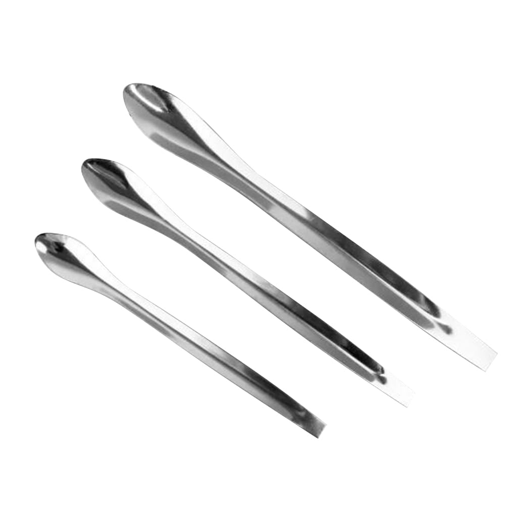 HEALLILY Stainless Steel Makeup Spatula for Face Creams and Lotions - Mini Ergonomic Cosmetic Applicator Tool for Skincare Portable and Easy to Use Beauty & Personal Care HEALLILY