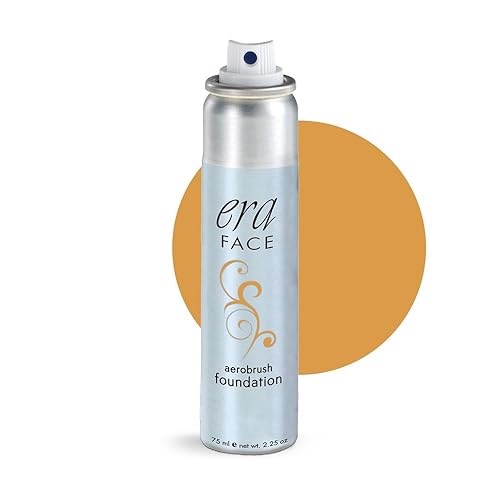 ERA Face spray makeup (Y7 Carmel, 2.25 oz) - airbrush foundation, everyday, buildable, professional spray on cosmetics by Era Beauty Beauty & Personal Care ERA Beauty