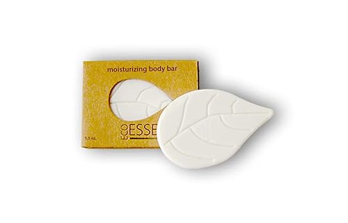 EcoEssence 1.5 oz White Leaf Shaped Body Soap (Case of 300) Beauty & Personal Care EcoEssence
