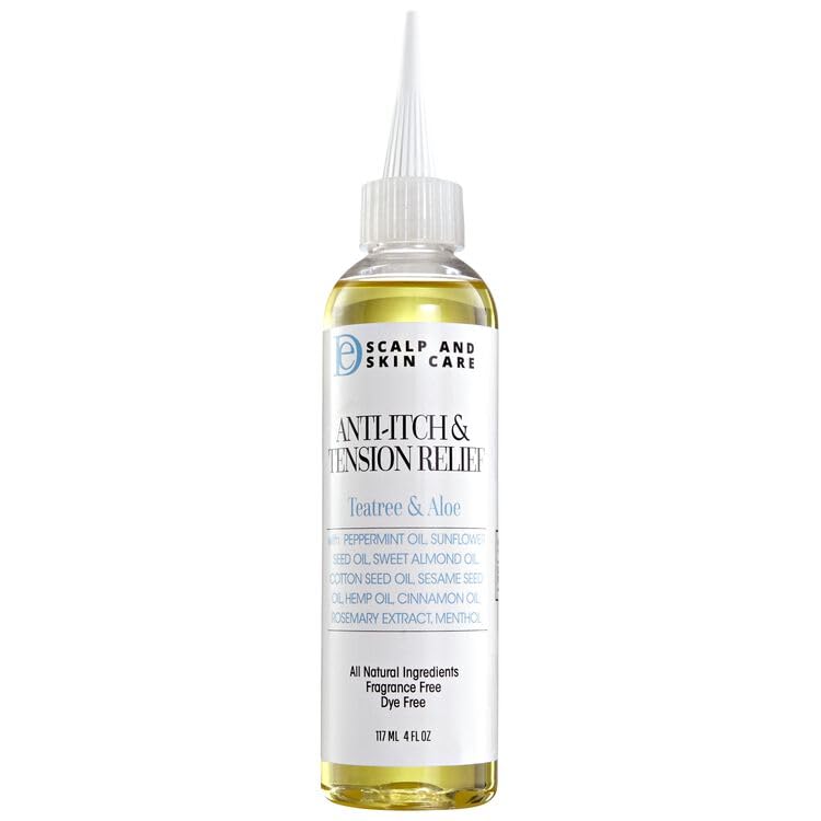 LOTETY VEGD Design Essentials Scalp & Skin Care Tea Tree & Aloe Anti-Itch Tension Relief 4oz