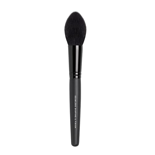 bareMinerals Seamless Shaping & Finish Brush, Finishing Powder Blush, Highlighter and Bronzer, Synthetic Fibers, Vegan Beauty & Personal Care bareMinerals