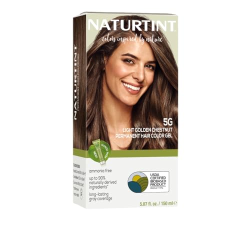 Naturtint 5G Light Golden Chestnut Permanent Hair Color (Pack of 1), Ammonia Free, Vegan, Cruelty Free, up to 100% Gray Coverage, Long Lasting Results Beauty & Personal Care Naturtint