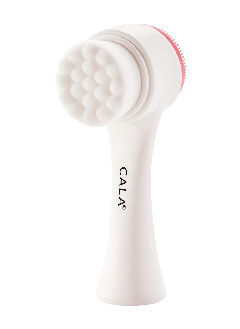 Cala Dual-Action Facial Cleansing Brush (Pink) Beauty & Personal Care Cala