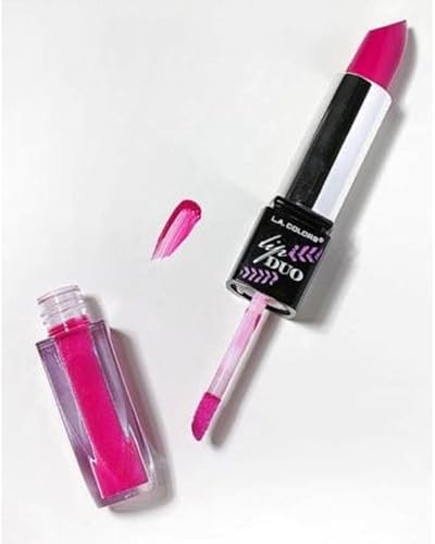 LA Colors Lip Duo, Lipstick and Lipgloss (CBL655 - Vibe) Beauty & Personal Care L.A. COLORS