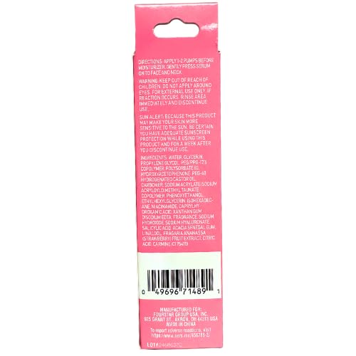 BPure Glow Up Smoothing Serum for Face, Strawberry Extract with AHA, BHA & Salicylic Acid, All Skin Types, 1 fl oz Beauty & Personal Care BPure