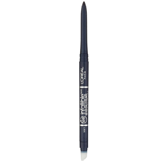 L'Oreal Paris Makeup Infallible Never Fail Original Mechanical Pencil Eyeliner with Built in Sharpener, Navy, 0.008 oz. Beauty & Personal Care L'Oreal Paris