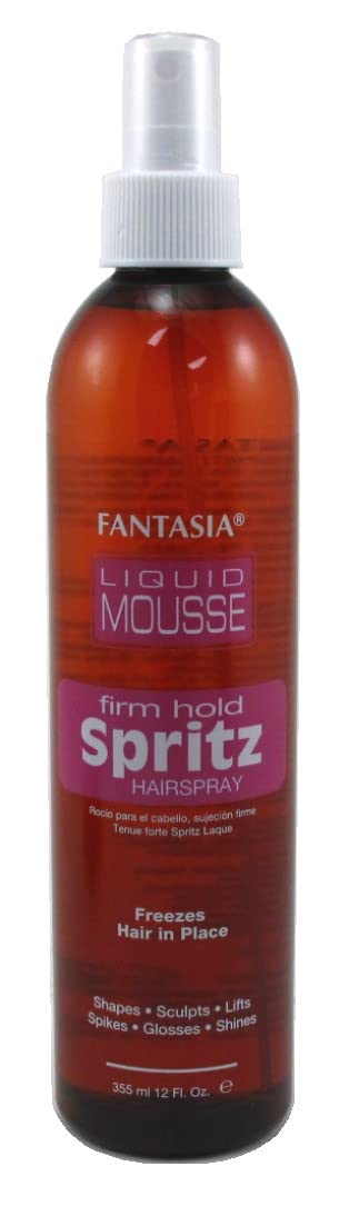 Fantasia Spritz Liquid Mousse 12 Ounce Bonus Pump (Firm) (354ml) (6 Pack) Beauty & Personal Care Fantasia