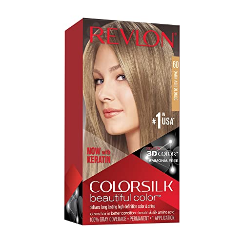 REVLON COLORSILK DARK ASH BLONDE #60 HAIR COLOR Beauty & Personal Care REVLON