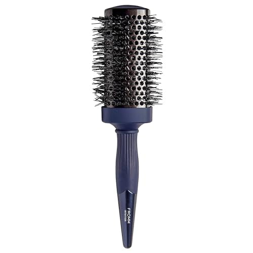 Fromm Professional Intuition Square Styler 1.75 Inch Ceramic & Ionic Thermal Brush in Blue, 2-in-1 Straighten & Wave Blow Drying Brush, Smooths Frizz Beauty & Personal Care Fromm