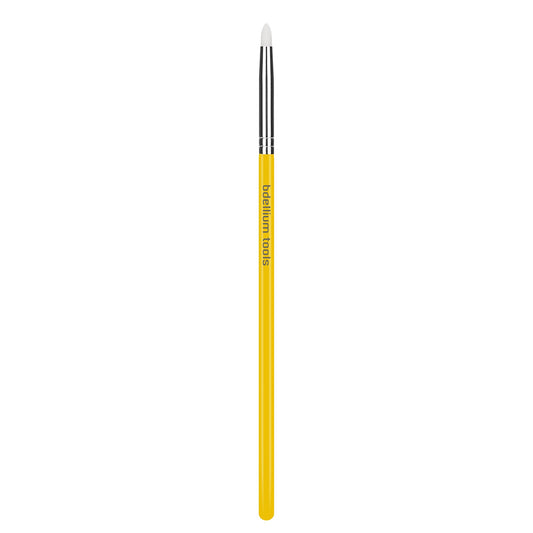 Bdellium Tools Professional Makeup Brush - Studio Series 718 Tiny Pencil - With Soft Synthetic Fibers, For Detailed Application around Eyes (Yellow
