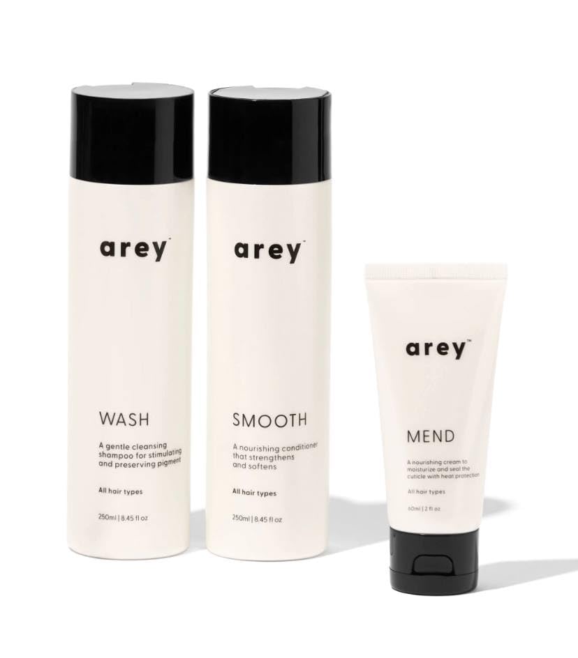 Arey Care & Repair Set (Shampoo, Smooth Conditioner, and Mend leave-in conditioner) Beauty & Personal Care Arey