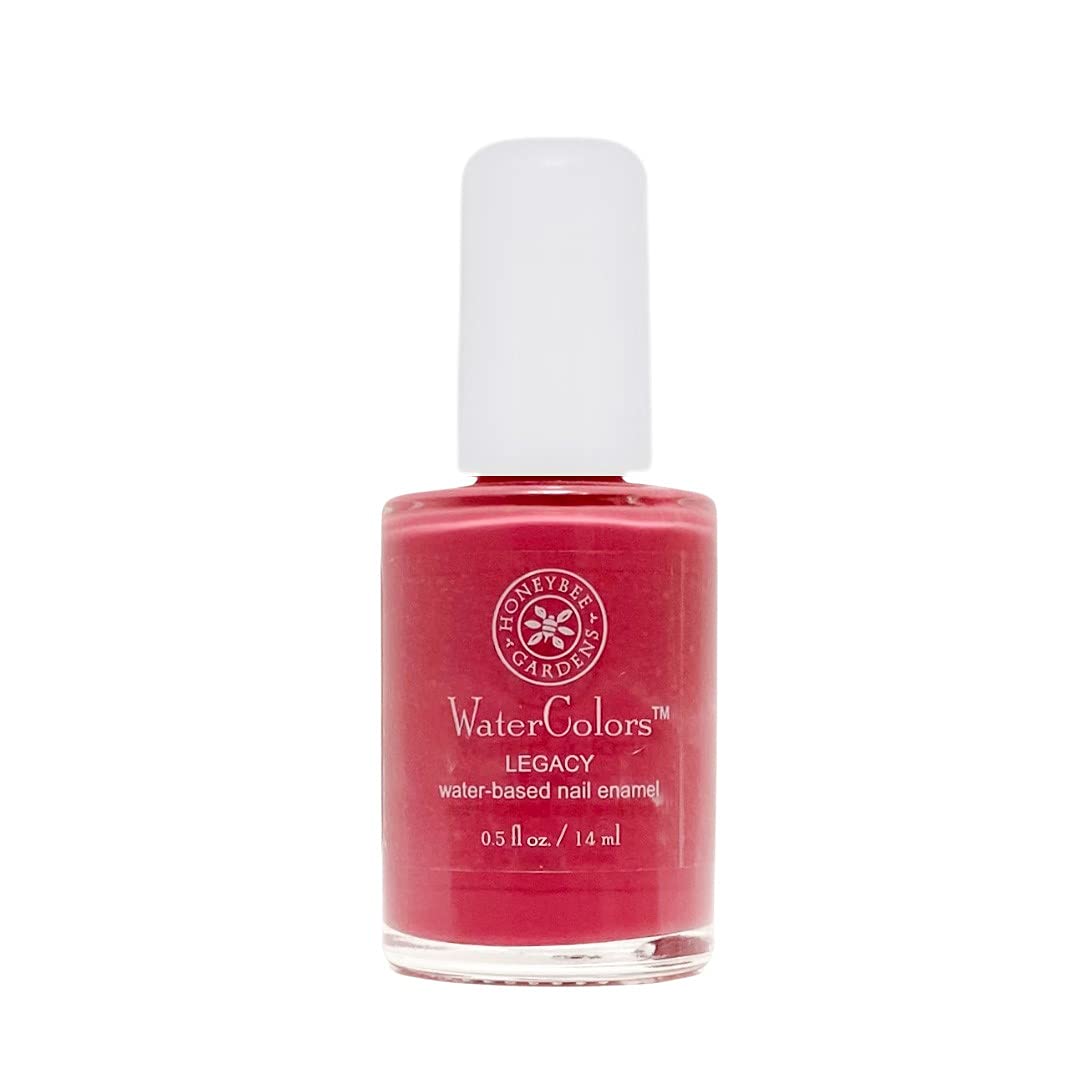Honeybee Gardens Water-Based Nail Enamel: Eco-Friendly, Odorless & Vibrant - Legacy (summer rose), 0.5 fl oz Beauty & Personal Care Honeybee Gardens