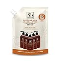 Soapbox Liquid Hand Soap Refill, Coconut Milk & Sandalwood, Vegan, Paraben Free, Moisturizing, Natural Hand Wash for Kitchen and Bathroom, 64oz Half Beauty & Personal Care Soapbox
