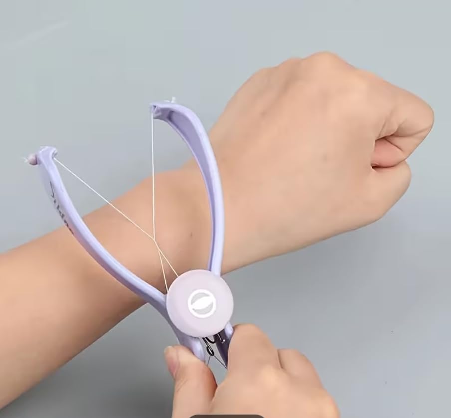Organic Cotton Eyebrow Threading Thread - India - Dermaplaning Epilator Tool for Upper Lip Chin Forehead Ibrow Hair Removal Beauty and Personal Care UNIQUE KAFTANS