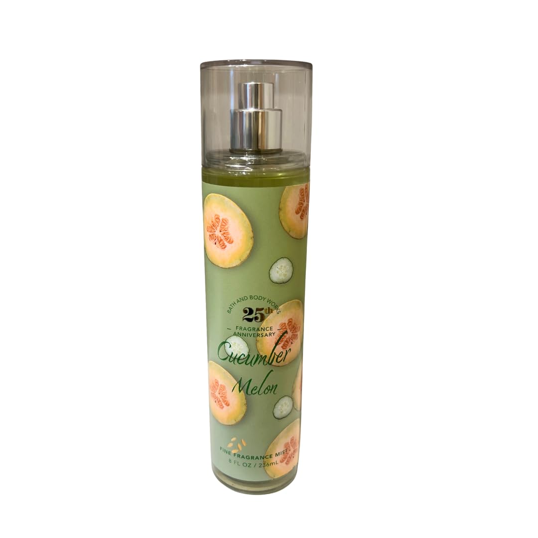 Bath & Body Works Cucumber Melon Fine Fragrance Mist 8oz and Body Cream 8oz Beauty & Personal Care Bath & Body Works