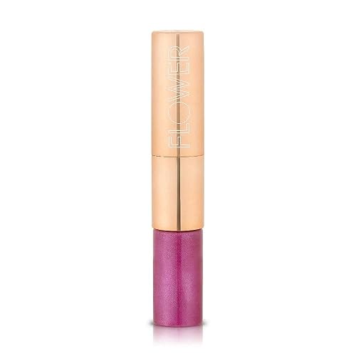 FLOWER BEAUTY Mix N Matte Lip Duo - Matching Full Coverage Matte Lipstick & High Shine Lip Gloss Duo (Violet Vixen) Beauty & Personal Care FLOWER