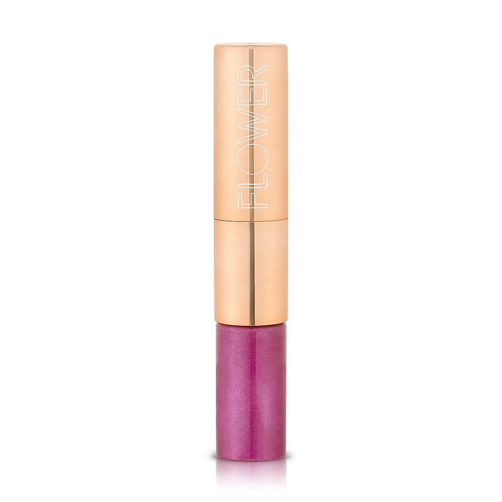 FLOWER BEAUTY Mix N Matte Lip Duo - Matching Full Coverage Matte Lipstick & High Shine Lip Gloss Duo (Violet Vixen) Beauty & Personal Care FLOWER