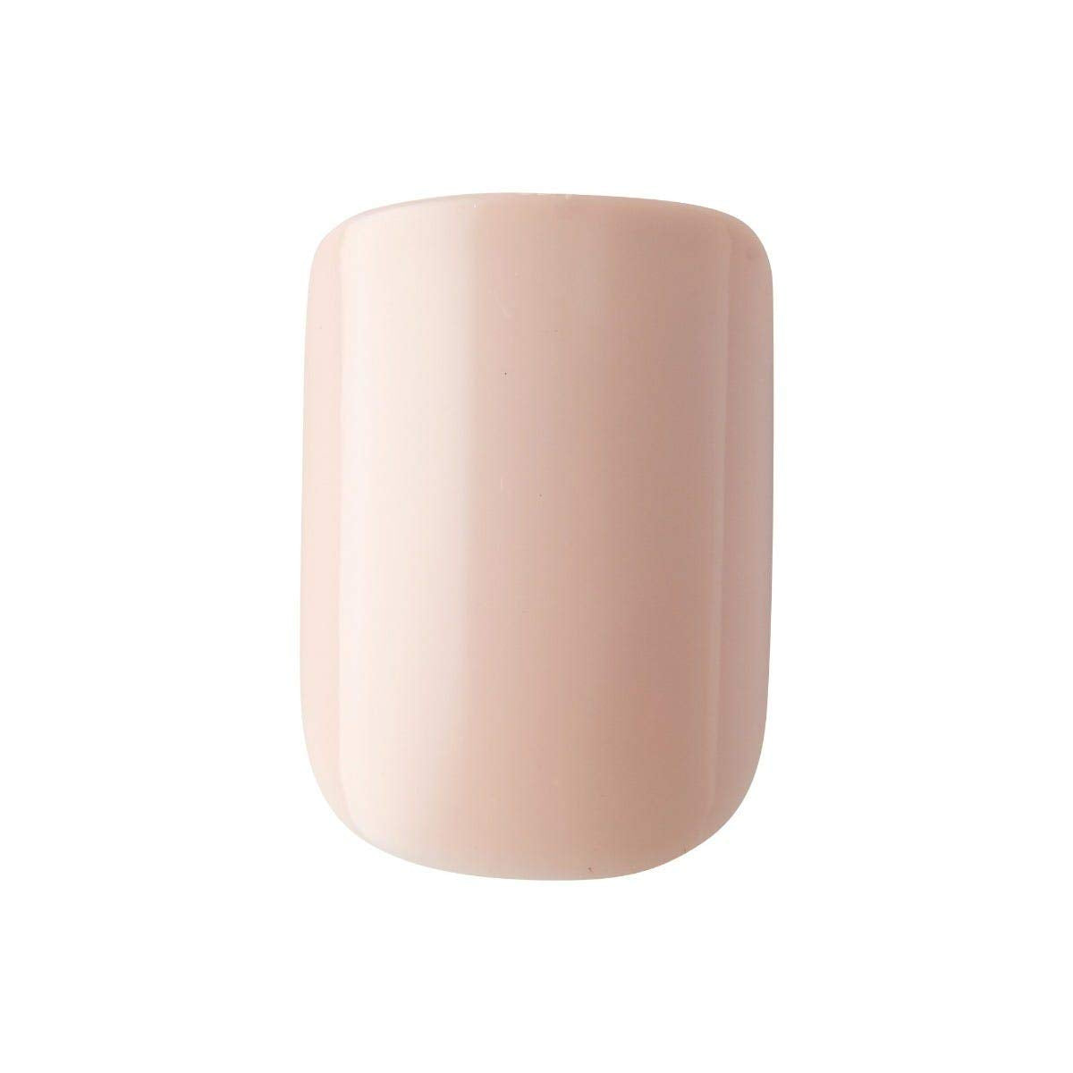 KISS Gel Fantasy Ready-to-Wear Press-On Gel Nails, “Here I Am”, Short, White, Nail Kit with 24 Mega Adhesive Tabs, Pink Gel Glue, Manicure Stick, Mini Beauty & Personal Care KISS