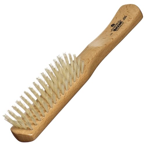 Kent LG3 Finest Hair Brushes for Women - Natural Beechwood and Boar Bristle Narrow Hairbrush for Fine or Medium Thickness Hair All Lengths - Dry Brush