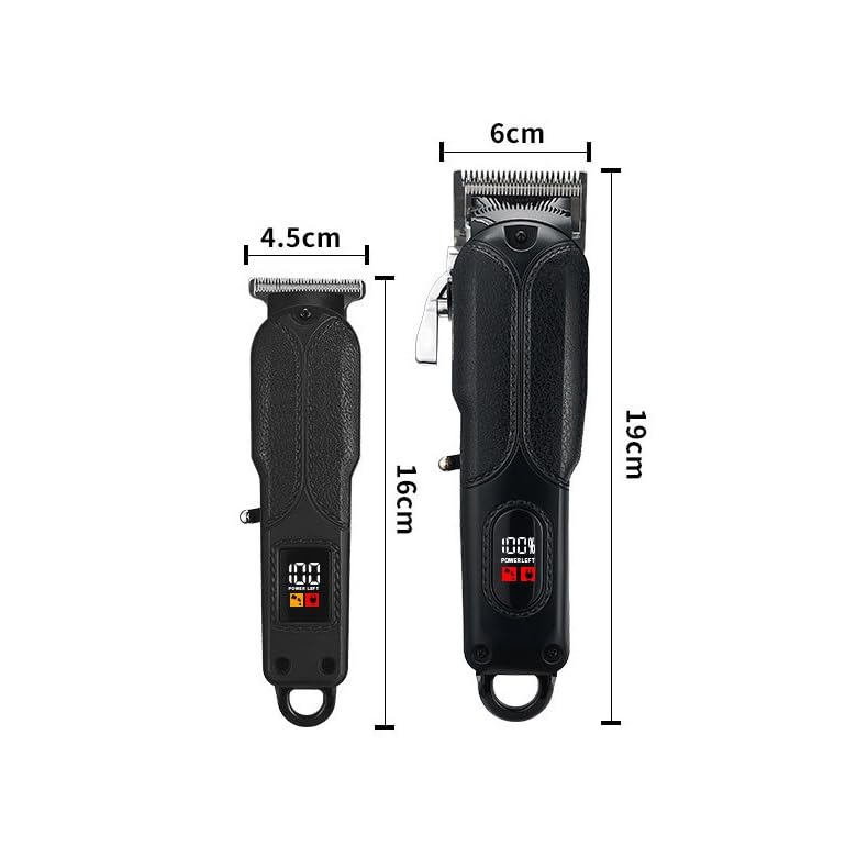 NSUQOA JSEIAJB Electric Charging Pusher Adult Carving Electric Pusher Scissors Home Barber Digital Display Beauty and Personal Care NSUQOA