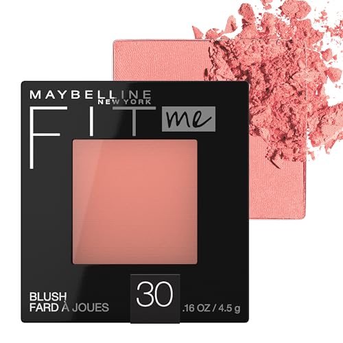 Maybelline Fit Me Powder Blush, Lightweight, Smooth, Blendable, Long-lasting All-Day Face Enhancing Makeup Color, Rose, 1 Count