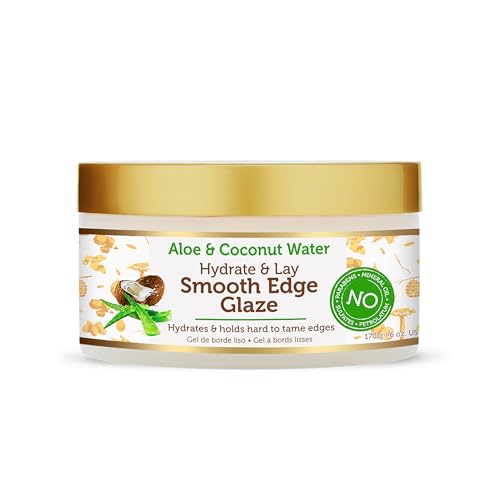 African Pride Moisture Miracle Smooth Edge Glaze - Maximum Edge Control & Hydration, Non-Flaking Edge Gel | Natural Ingredients, Coconut & Aloe Water Beauty & Personal Care African Pride