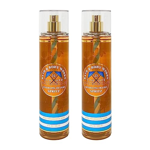 Bath & Body Works Fragrance Mist 2-Pack 8oz Each (Sparkling Orange Spritz) Beauty & Personal Care Bath & Body Works