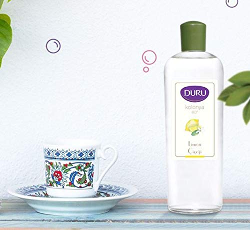 Duru Lemon Cologne 400 ml Pack of 1 (13.52 Ounce) Agua de Colonia , Colonia casera, Eau de Cologne (Unisex) For daily use, in the office, at home or Beauty & Personal Care Duru