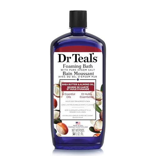 Dr Teal's Foaming Bath with Pure Epsom Salt, Shea Butter & Almond, 34 fl oz Beauty & Personal Care Dr Teal's
