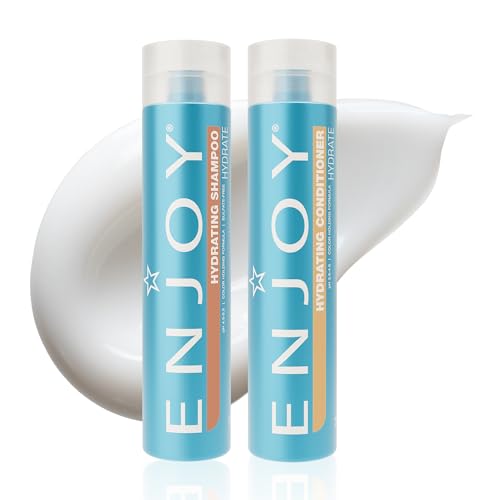 Enjoy Hydrating Shampoo & Conditioner Duo - Daily Gentle Cleanse & Moisture for Soft, Shiny, Manageable Hair - Lightweight, Sulfate-Free & Color Safe Beauty & Personal Care Enjoy