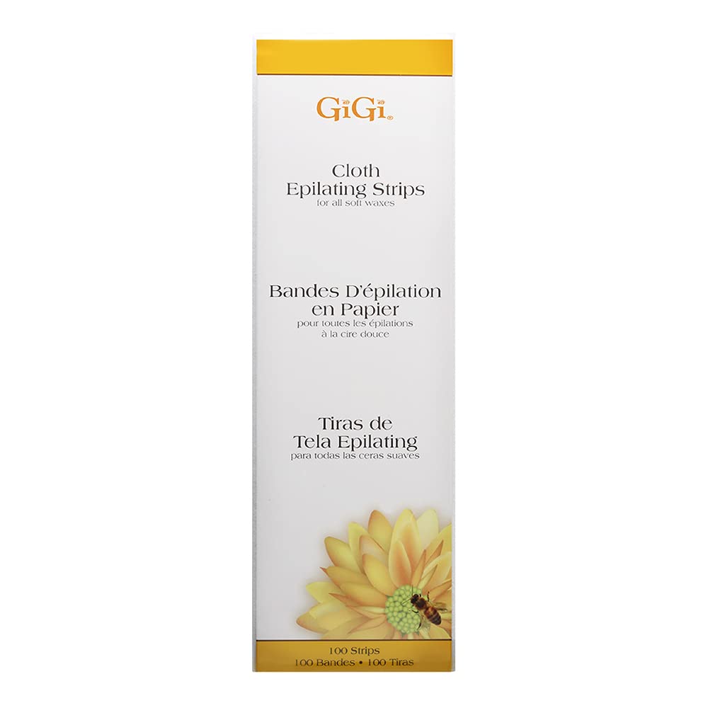 GiGi Cloth Epilating Strips 100 count, Large 3" x 9", 100 Strips Beauty & Personal Care GIGI