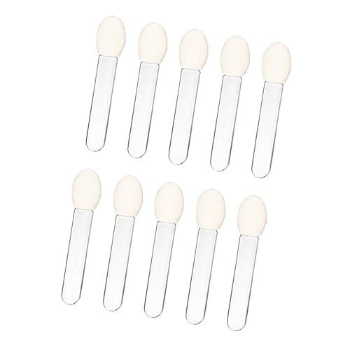 10 Pcs Transparent Eyeshadow Applicator Eyeshadow Brush Makeup Tools, Sponge ened and Attractive Eyeshadow Brushes Beauty & Personal Care Rosojodg