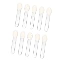 10 Pcs Transparent Eyeshadow Applicator Eyeshadow Brush Makeup Tools, Sponge ened and Attractive Eyeshadow Brushes Beauty & Personal Care Rosojodg