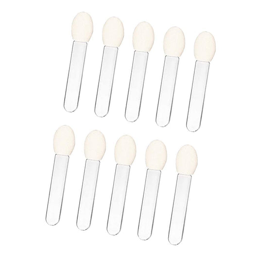 10 Pcs Transparent Eyeshadow Applicator Eyeshadow Brush Makeup Tools, Sponge ened and Attractive Eyeshadow Brushes Beauty & Personal Care Rosojodg