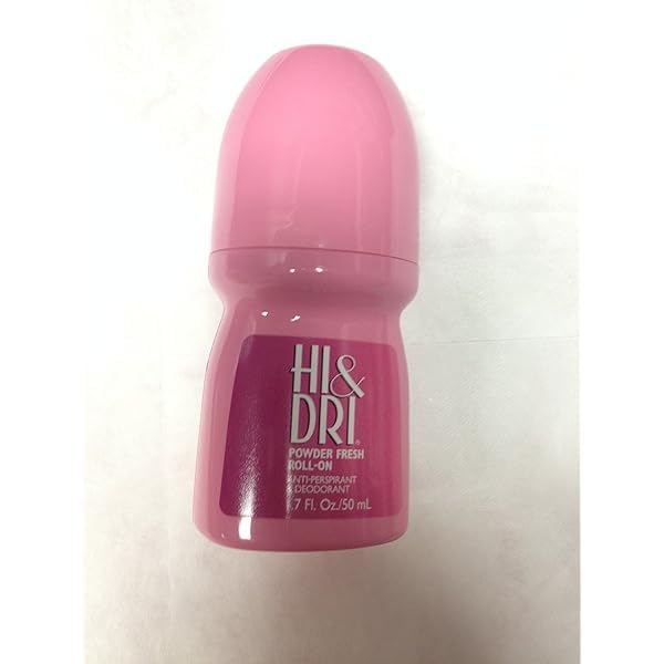Hi & Dri Anti Perspirant Deodorant Roll On Powder Fresh 1.7 oz (Pack of 6) Beauty & Personal Care Hi & Dri
