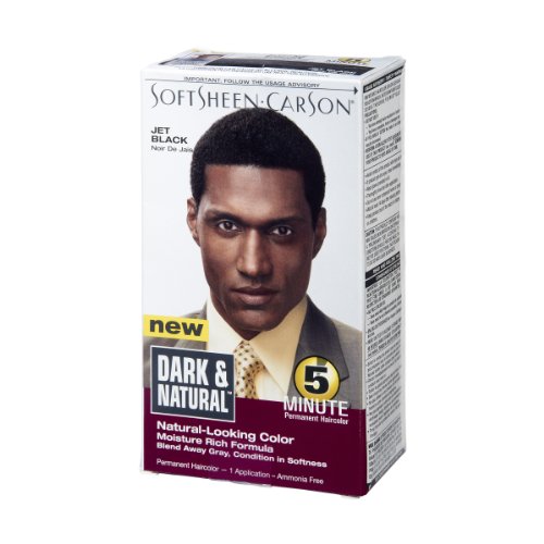 SoftSheen-Carson Dark & Natural Jet Black Natural-Looking Color 5 Minute Permanent Haircolor Beauty & Personal Care SoftSheen