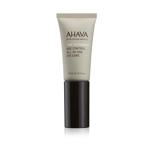 AHAVA Time To Energize Men's Age Control All-in-One Eye Care - Refreshing & Hydrating Gel to Smooth Undereye Area, Reduce Dark Circles, with Osmoter Beauty & Personal Care AHAVA