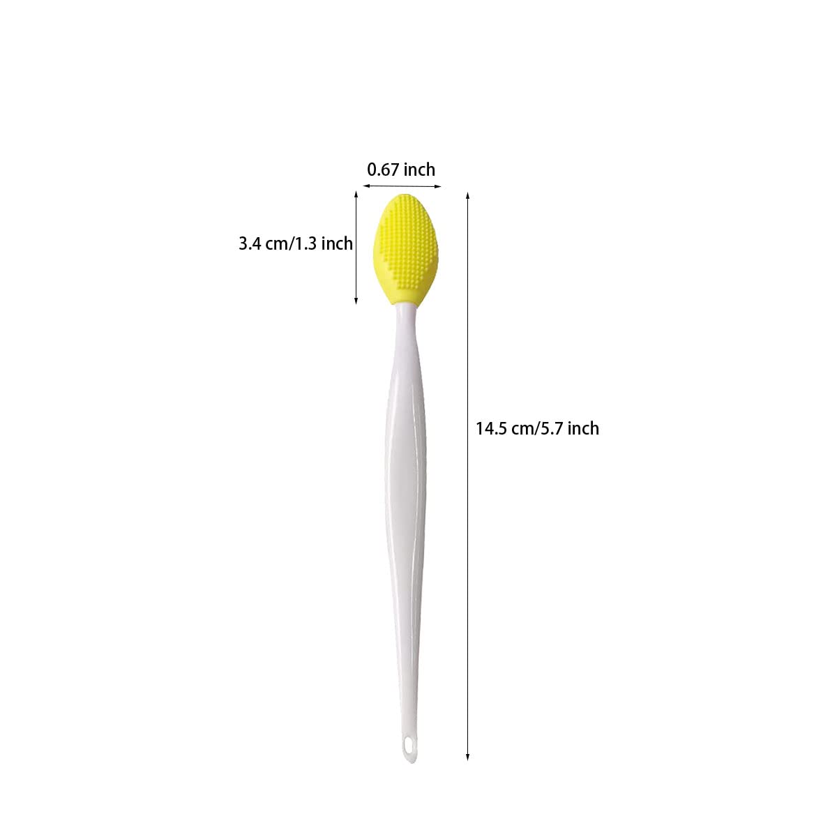 4 PCS Lip Scrub Brush,Double-Sided Silicone Exfoliating Lip Brush Exfoliating Brush for Men Wome Double-sided Soft Lip Brush for Smoother and Fuller Beauty & Personal Care ZYYC
