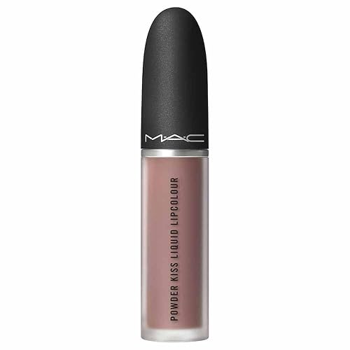 MAC Cosmetics Powder Kiss Liquid Lipcolour - 950 It's Personal (Warm toned light beige nude) .17 oz / 5 ml Beauty & Personal Care MAC