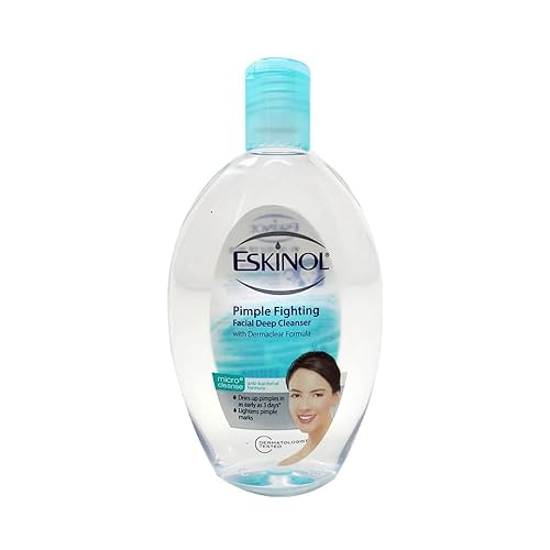 Eskinol Pimple Fighting Facial Deep Cleanser 225mL Beauty & Personal Care Eskinol